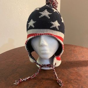 Iris ear flap Stars and Stripes cap
